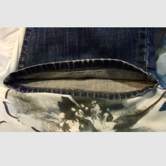 Vintage Calvin Klein Bootcut Jeans, Distressed/Worn, Size 27/4, Pre-Owned - Picture 6 of 9